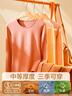 簡(jiǎn)云【三季暖】羊毛蠶絲德絨發(fā)熱保暖內衣女秋衣長(cháng)袖t恤加絨打底衫冬 曬單實(shí)拍圖