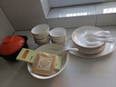 以辰景德鎮家用新款碗碟套裝中式高顏值陶瓷骨瓷餐具套裝碗盤(pán)喬遷新居 送砂鍋】大湯碗配置 47件套 曬單實(shí)拍圖