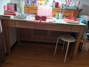 源氏木語(yǔ)精選橡木書(shū)桌現代簡(jiǎn)約辦公桌電腦桌北歐原木風(fēng)家用書(shū)房學(xué)習桌子 橡木原木色雙抽書(shū)桌140*60*75cm 曬單實(shí)拍圖