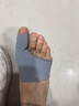 arukuhito日本拇指外翻矯正器腳趾矯正器透氣可穿鞋大母腳趾矯正襪分趾防磨 2代灰色【2枚入】 L 曬單實(shí)拍圖