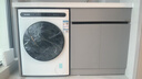 美菱（MeiLing）洗衣機10公斤家用大容量一鍵全自動(dòng)超薄可嵌入除螨洗一級能效變頻節能低噪洗烘一體補貼滾筒洗衣機 G100M14528BH-極地白 曬單實(shí)拍圖