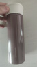 樂(lè )扣樂(lè )扣保溫杯女高顏值不銹鋼茶杯子可愛(ài)ins男學(xué)生簡(jiǎn)約便攜水杯340ML棕色 曬單實(shí)拍圖