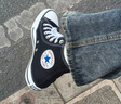 匡威（Converse）男女 ALL STAR常青款 高幫帆布情侶休閑鞋 101010 39碼US6碼 曬單實(shí)拍圖