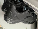 安踏男鞋運動(dòng)鞋男冬季軟底耐磨防潑水皮面跑步鞋減震戶(hù)外休閑鞋子男 【推薦款-防潑水皮面】5529-6黑 40 (250mm) 曬單實(shí)拍圖