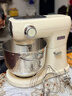 高比克007二代廚師機大彩屏觸屏控制雙層隔粉多功能家用廚房小型和揉面條料理烹飪打蛋絞肉攪拌餡一體機 二代米白色【升級加粗和面鉤】 6L 【曬單送絞肉配件】 曬單實(shí)拍圖