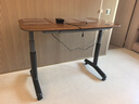 9am電動(dòng)升降桌電腦桌Dora小樹(shù)杈【煥新版】北美紅橡木 黑胡桃色 1.4m 曬單實(shí)拍圖