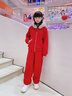 童話(huà)酷酷童裝女童加絨加厚套裝兩件套秋冬裝大童女孩學(xué)生衣服兒童運動(dòng)套裝 紅色 160 碼建議身高155cm左右 曬單實(shí)拍圖