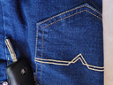 真維斯戶(hù)外運動(dòng)春秋季男士直筒青少年棉質(zhì)牛仔褲男裝 藍色 【009】 33 曬單實(shí)拍圖