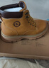 海瀾之家HLA馬丁靴男士大黃靴高幫工裝鞋子男HAAGZM4DAZ350 黃色加絨款44 曬單實(shí)拍圖