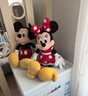 迪士尼（Disney）經(jīng)典米奇米妮毛絨玩偶玩具大號公仔抱枕兒童生日情侶馬年新年禮物 米奇米妮紅色大號組合 贈禮袋 曬單實(shí)拍圖