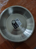 茶花（CHAHUA）甄享304不銹鋼盤(pán)加厚圓盤(pán)家用碟子菜盤(pán)餐盤(pán)燒烤淺盤(pán)22厘米 曬單實(shí)拍圖