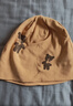 婧麒（JOYNCLEON）月子帽秋冬雙層棉產(chǎn)婦帽月子發(fā)帶頭巾防風(fēng)孕婦帽 駝色 Jym175217 曬單實(shí)拍圖