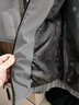 羅蒙（ROMON）羽絨服男冬季商務(wù)休閑立領(lǐng)外套男士保暖潮牌衣服男裝 灰色 XL 曬單實(shí)拍圖