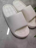 QYCKABY買(mǎi)一送一eva踩屎感拖鞋女款四季室內家居浴室防滑情侶兩雙涼拖男 白色+黑色 38-39 +40-41 曬單實(shí)拍圖
