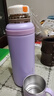 316不銹鋼保溫杯鋼蓋簡(jiǎn)約茶杯保溫杯杯子女士高顏值便攜水杯男款 紫色-800ml 曬單實(shí)拍圖