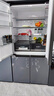 奧馬（Homa）510升冰湖灰60cm以下超薄零嵌入式十字門(mén)四開(kāi)門(mén)風(fēng)冷無(wú)霜電冰箱 一級能效三變頻節能省電家用大容量 曬單實(shí)拍圖
