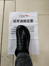 紅蜻蜓皮鞋男軟底一腳蹬商務(wù)休閑鞋男士牛皮透氣樂(lè )福鞋WLA250301黑色42 曬單實(shí)拍圖