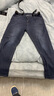 【好質(zhì)量】秋冬季男士帥潮牛仔褲修身加絨加厚長(cháng)褲保暖休閑直筒褲 【好品質(zhì)-彈力耐穿】黑灰+藍灰 33 【建議140-150斤】 曬單實(shí)拍圖