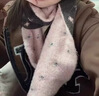 多想余圍巾女生秋冬季2026新款圍脖護頸高級感長(cháng)款可愛(ài)粉色百搭生日禮物 小鹿雙面針織圍巾 曬單實(shí)拍圖