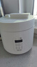 洛貝（luby）3EPP02阿迪鍋 電壓力鍋 3L迷你多功能全自動(dòng)家用高壓鍋 預約定時(shí) 智能觸屏 陶白雙膽【陶瓷釉+無(wú)涂層】- 3L 曬單實(shí)拍圖