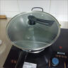 【特價(jià)中】特厚316不銹鋼炒鍋蜂窩0涂層不粘鍋少煙加厚十層鋼鐵鍋 十層鋼【36CM+帶蓋】 36cm 曬單實(shí)拍圖