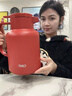嘉特（GiNT）保溫壺玻璃內膽結婚喜壺家用送禮暖壺學(xué)生宿舍大容量熱水壺開(kāi)水瓶 胭脂紅1.45L 見(jiàn)顏色 曬單實(shí)拍圖