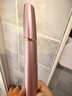 PUERBAN電動(dòng)修眉刀自動(dòng)修眉毛神器安全型刮眉刀修眉筆充電款多功能自動(dòng)男女士修唇毛新手修眉帶保護罩 充電款璀璨香檳金+備用刀頭 曬單實(shí)拍圖