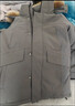 京東京造極寒探險鵝絨服高端95白鵝絨防水羽絨服派克中長(cháng)款 巖石灰 3XL 曬單實(shí)拍圖