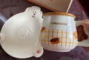 星巴克（Starbucks）陶瓷馬克杯吐司把手造型杯碟組360ml泡茶杯咖啡杯男女士節日禮物 曬單實(shí)拍圖