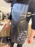 光多拉防水圍裙廚房防油污家用做飯無(wú)袖工作服男士女士通用家務(wù)清潔黑色 曬單實(shí)拍圖