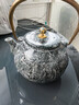 圣地蓮花西藏墨脫天然皂石純手工提梁壺家用高檔養身茶壺煮茶器大容量單壺 拋光款 曬單實(shí)拍圖