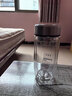 胖東來(lái)同款德國進(jìn)口品質(zhì)摔不爛玻璃茶杯耐高溫雙層鋼化保溫水杯男 弧度500ml鋼本色【0010余生很貴 高硼硅玻璃 曬單實(shí)拍圖