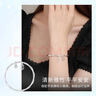 周大生【新年禮物】足銀手鐲女竹節實(shí)心銀鐲子鈴鐺生日禮物送女生可刻字 竹節實(shí)心銀鐲子54# 曬單實(shí)拍圖