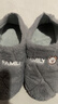 俞兆林棉拖鞋男女居家用室內簡(jiǎn)約保暖毛絨包跟防滑棉鞋 YI004 曬單實(shí)拍圖