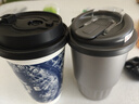 名創(chuàng  )優(yōu)品保溫杯陶瓷內膽咖啡杯女生高顏值外出便攜吸管水杯子男2025新款 鈦空灰380ml【316無(wú)縫內膽】 曬單實(shí)拍圖