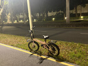 JEEP吉普折疊自行車(chē)帶娃20寸學(xué)生男女士變速折疊車(chē)通勤親子自行車(chē)賽利 升級版-櫻花粉【前車(chē)框+加大座墊】 20寸（推薦身高140-185CM） 7速 曬單實(shí)拍圖