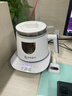 友家鋪子（Biooner）煮茶器養生壺噴淋式煮茶壺玻璃燒水壺電熱水壺蒸茶壺 蒸茶器 泡花茶壺 白色智能款（方形把手） 0.8L 曬單實(shí)拍圖