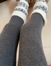 SecretWorld灰色打底褲女秋冬加絨顯瘦連褲襪加厚保暖秋褲外穿瘦腿光腿神器 曬單實(shí)拍圖