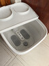 美的（Midea）泡腳桶殺菌足浴盆加熱暖腳自動(dòng)按摩保暖洗腳盆熏蒸暖泡噴淋新年禮物生日送男女友長(cháng)輩 ZL310溫泉桶 曬單實(shí)拍圖