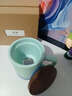 叁旬（sanxun） 知行陶瓷泡茶馬克杯帶蓋過(guò)濾水杯女男辦公室茶水分離杯子定制 知行馬克杯【湖蘭釉】 曬單實(shí)拍圖