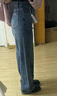 艾諾絲雅詩(shī)【商場(chǎng)同款】2025冬季新品復古丹寧純棉高腰直筒牛仔褲女40933286 牛仔蘭 S 曬單實(shí)拍圖
