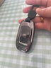 迪加倫 金屬全包 豐田漢蘭達鑰匙套皇冠普拉多酷路澤凱美瑞銳志卡羅拉新能源雷凌汽車(chē)鑰匙包殼 天空灰+真皮扣 曬單實(shí)拍圖
