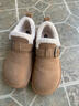 百思圖25冬勃肯鞋時(shí)髦復古休閑加絨保暖女單鞋N2539DM5 駝色 36 曬單實(shí)拍圖