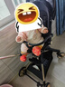 playkidsX6-5遛娃神器高景觀(guān)嬰兒推車(chē)0-3歲可坐可躺輕便折疊雙向溜娃車(chē) X6-5黑天使 曬單實(shí)拍圖
