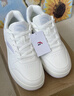安踏（ANTA）板鞋小零感女鞋2026新款厚底增高百搭休閑鞋學(xué)生輕便軟底運動(dòng)鞋女 象牙白/幻景藍/迷霧紫 37.5 曬單實(shí)拍圖