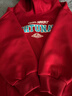 嘟嘟家兒童衛衣學(xué)院風(fēng)春款男童紅色長(cháng)袖春季女童連帽衣服寶寶童裝洋氣潮 卡蘭達紅 120 曬單實(shí)拍圖