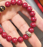 普陀山高含量朱砂手串紫金砂本命佛925銀手鏈轉運珠 鼠/千手觀(guān)音 12mm 曬單實(shí)拍圖