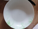 NINE CRANES景德鎮餐具骨瓷餐盤(pán)碟子釉下彩菜盤(pán)飯盤(pán)高檔輕奢簡(jiǎn)約8英寸菜盤(pán)4個(gè) 曬單實(shí)拍圖