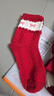 棉滿(mǎn)滿(mǎn)兒童襪子100%純棉抗菌本命年大紅色馬年新年中筒襪女童秋冬季5雙 曬單實(shí)拍圖