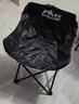 小魔戶(hù)外折疊椅 超輕月亮椅露營(yíng)椅子便攜躺椅靠背椅釣魚(yú)凳野餐桌椅 黑 曬單實(shí)拍圖